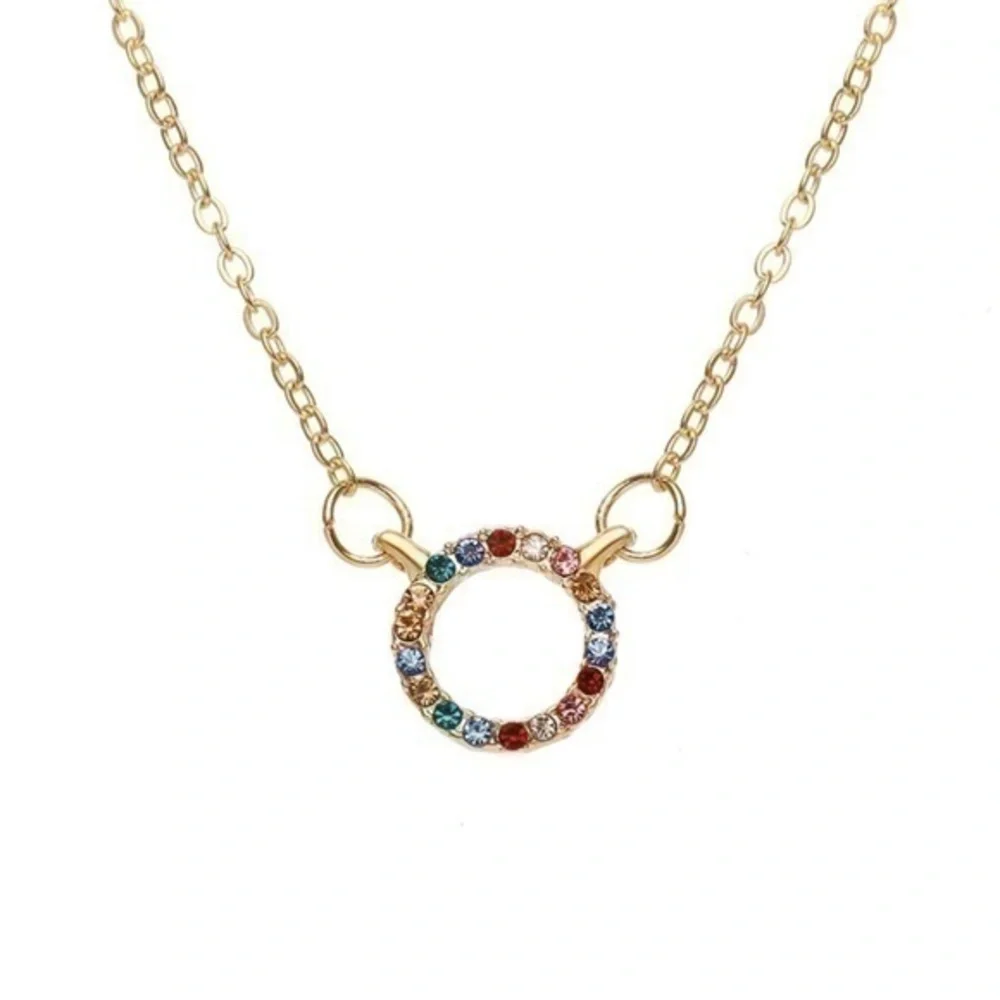🆕 Multi Colored Rhinestone Necklace
